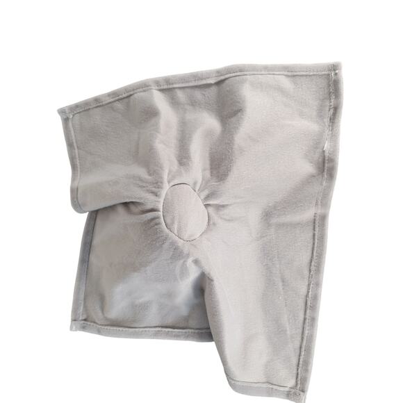 Gray Elephant Plush Lovey Security Blanket 12"x12" Soft Baby Comfort Toy - Picture 7 of 9